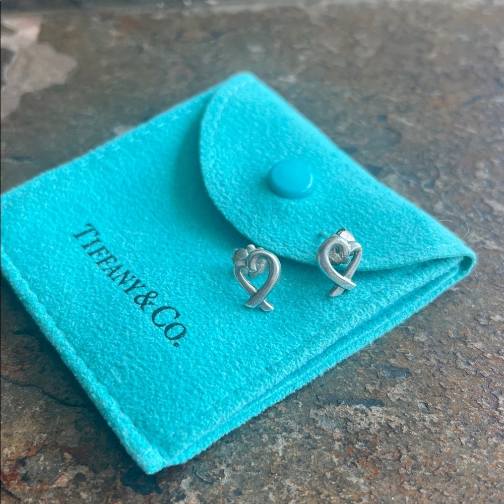 Tiffany Loving Heart Silver Earrings by Paloma Picasso